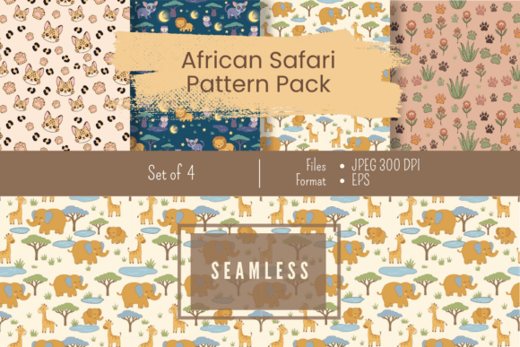 Download African Safari Pattern Pack - Safari pattern Collection