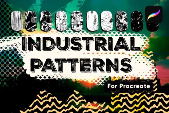 Download Urban Industrial Pattern Brushes - Pattern brushes Collection