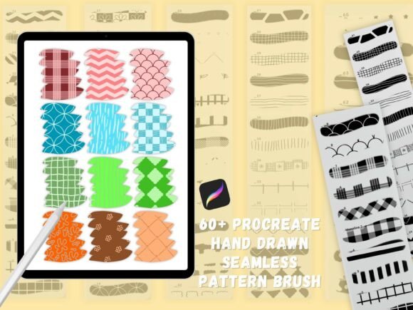 Download 60+ Procreate Seamless Pattern Brushes - Pattern brushes Collection