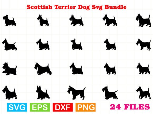 Download Scottish Terrier Dog Svg Bundle - Terrier Collection