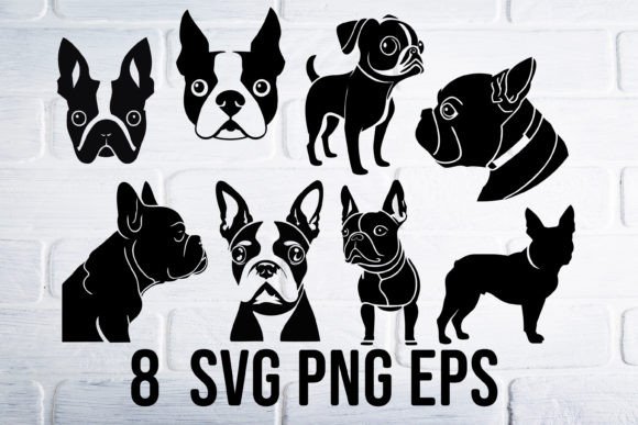 Download Boston Terrier Svg Png, Bulldog Clipart - Terrier Collection